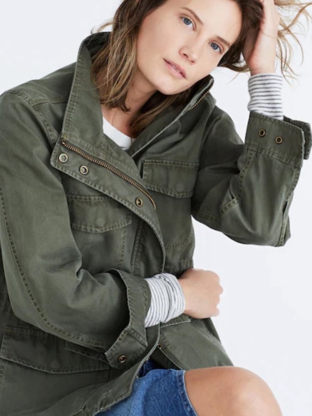 Madewell Green Utility Jacket
